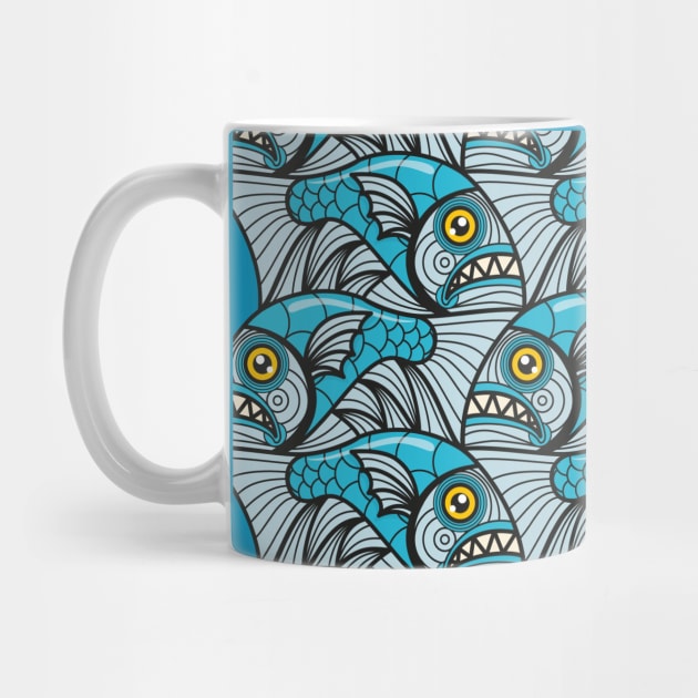 Escher Fish Pattern I by Maxsomma